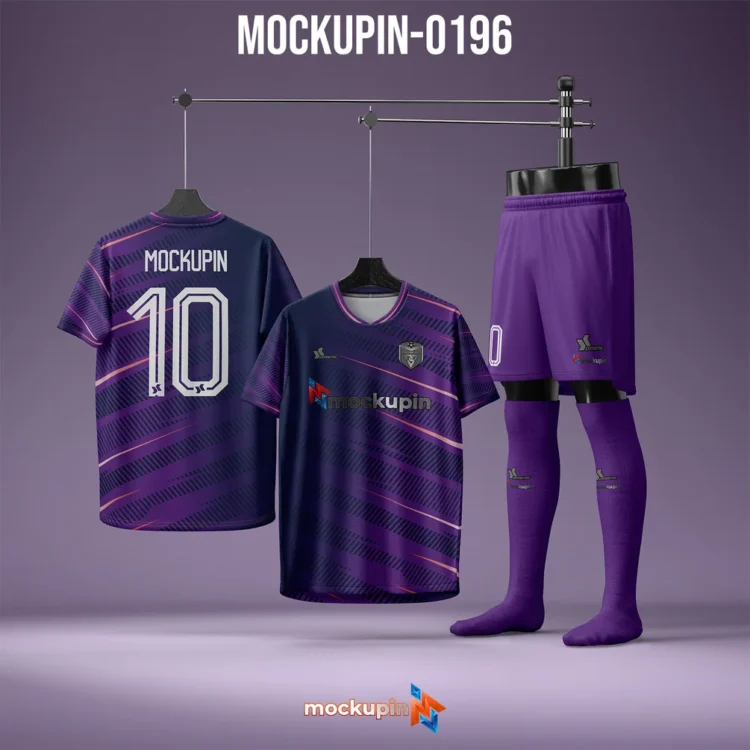 0196 Soccer Jersey Mockup, PSD - Image 2