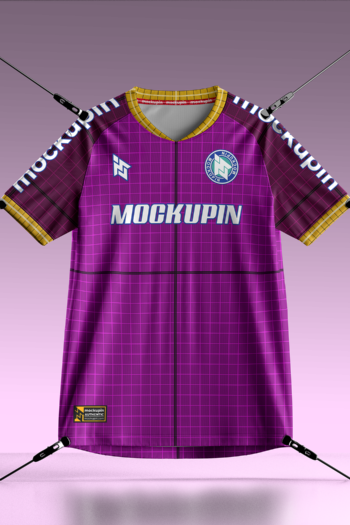 0282 V-Sharp Raglan Jersey Mockup