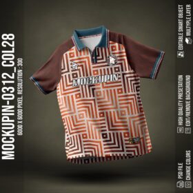 Polo Collar Jersey Mockup COL28 (mockupin 0312)