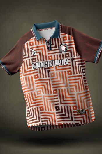 Polo Collar Jersey Mockup COL28 (mockupin 0312)