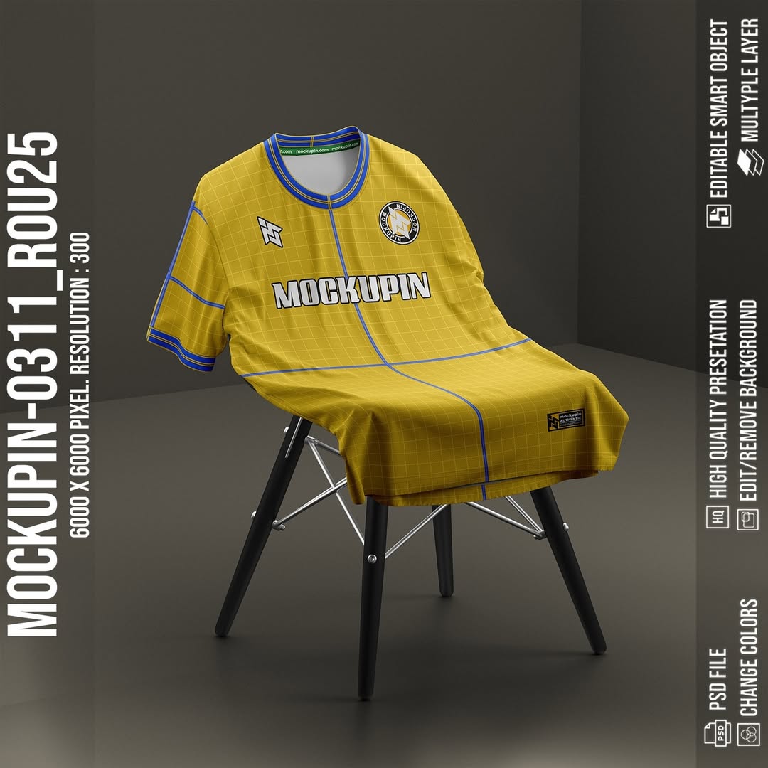 READYRoundNeck Jersey MockupEditable in only one smart objectPSD File6000 6000Resolution 300#jer (2)