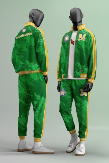 Tracktop Jacket & Training Collar, Raglan Sleeve Mockup -RAG55 (mockupin_0308)