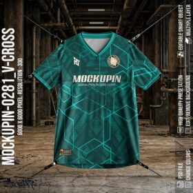 V-Cross Jersey Mockup (Mockupin 0281)