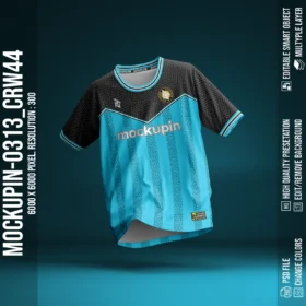 Roundneck Jersey Mockup - CRW44 (mockupin 0313)