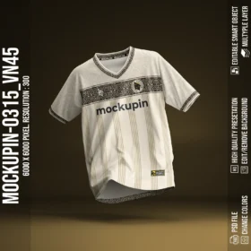 V-neck Jersey Mockup - VN45 (mockupin 0315)