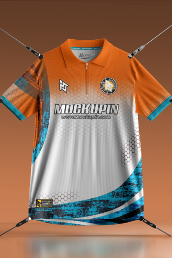 Zipper Collar Jersey Mockup (Mockupin 0281)
