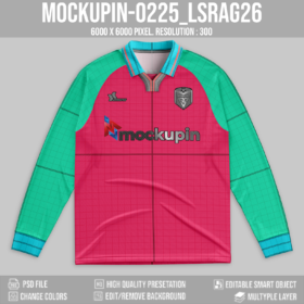 Longsleeve Raglan Vintage WISHBONE Collar Jersey Mockup (Mockupin_0225)