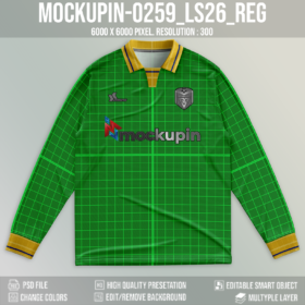 Longsleeve Vintage Placked Collar Jersey Mockup (Mockupin_0259)