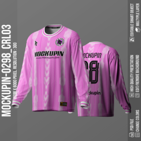 Oversized Longsleeve Roundneck Collar Jersey Mockup, CRL03 (mockupin_0298)