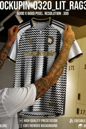 ADIDAS 26 Half round Collar Jersey Mockup -LITRAG36 (Mockupin_0320)