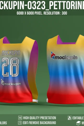 Overhead Bibs /Pettorine Training Jersey (Mockupin_0323)