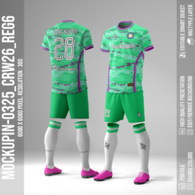 Roundneck Jersey Mockup Oneclick in Single Smart Object CRW26 (Mockupin 0325)