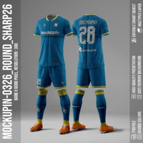 Round Sharp Jersey Mockup Oneclick in Single Smart Object SHARP26 (Mockupin 0326)