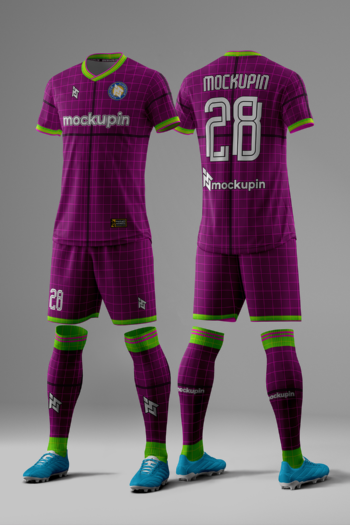 Vneck Cross Jersey Mockup Oneclick in Single Smart Object VCR055 (Mockupin 0326)