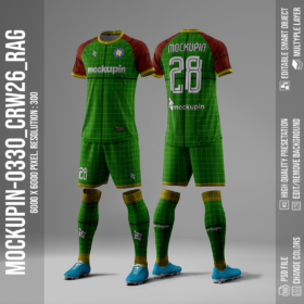 Raglan Roundneck Jersey Mockup Oneclick in Single Smart Object CRW26 (Mockupin 0330)