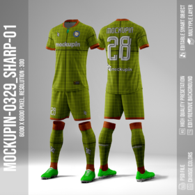 Sharp Button Collar Jersey Mockup Oneclick in Single Smart Object SHARP-01 (Mockupin 0329)