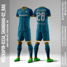 Raglan Shanghai Collar Jersey Mockup Oneclick in Single Smart Object SHANGHAI-02 (Mockupin 0334)
