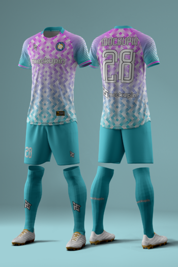 Raglan Round Cut Collar Jersey Mockup Oneclick in Single Smart Object CCUT-23 (Mockupin 0335)